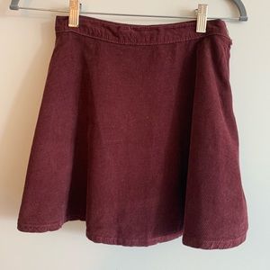 American Apparel corduroy skirt